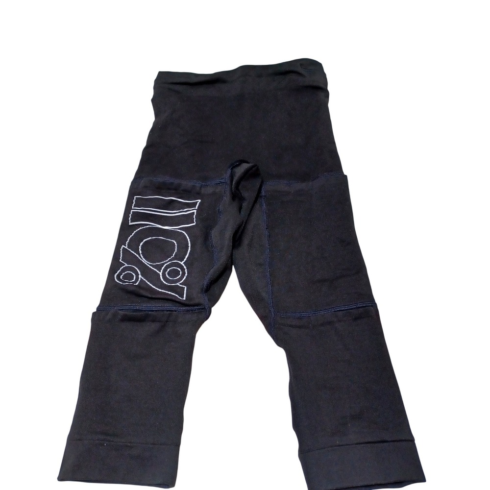 110% Play Harder L Black Juggler 3/4 Compression Knickers Ice Pockets Recovery